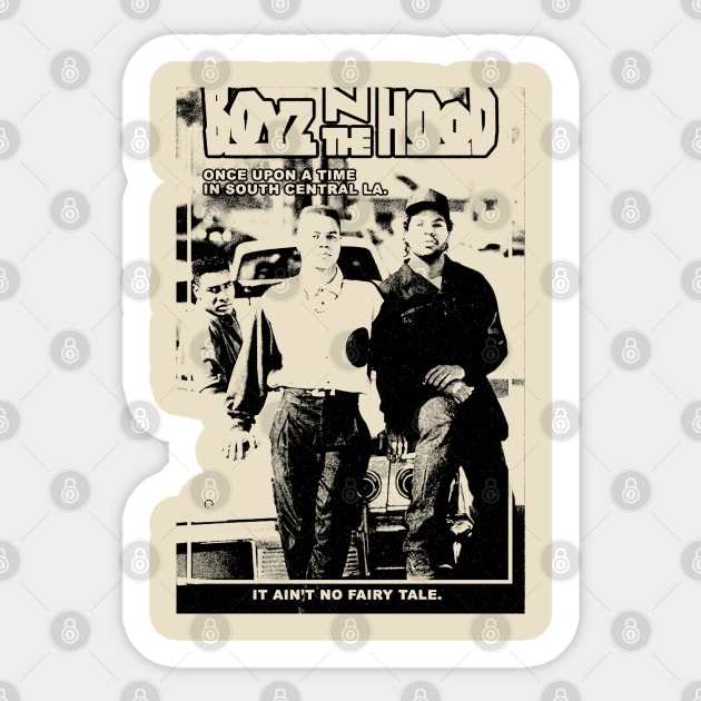 Boyz N The Hood, Ice Cube, Cult Classic Sticker by ST-12